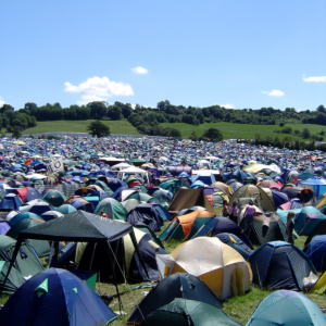 festival campsite